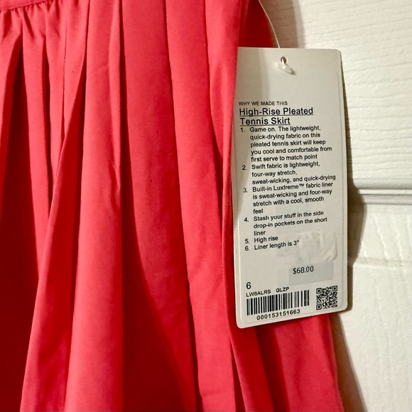 Women’s Lululemon High-Rise Pleated Tennis Skirt - Picture 8 of 11